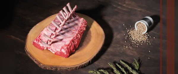 Banner rack de costilla de cordero