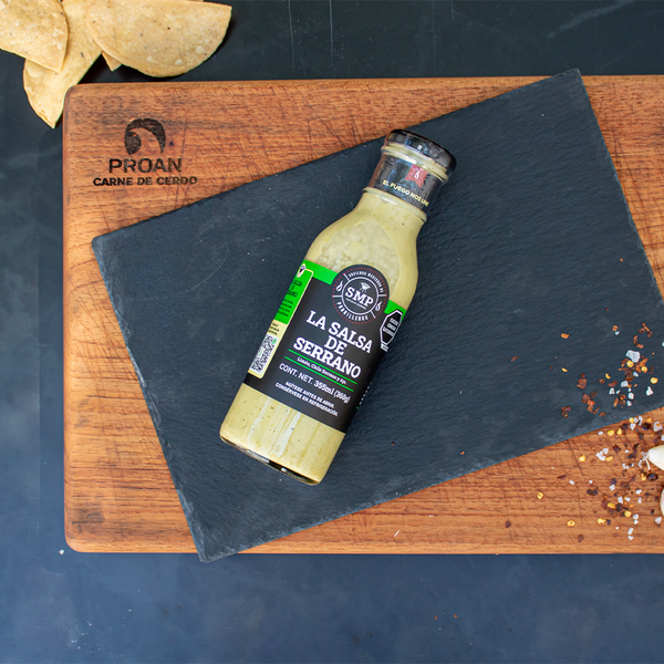 Salsa de chile serrano verde SMP