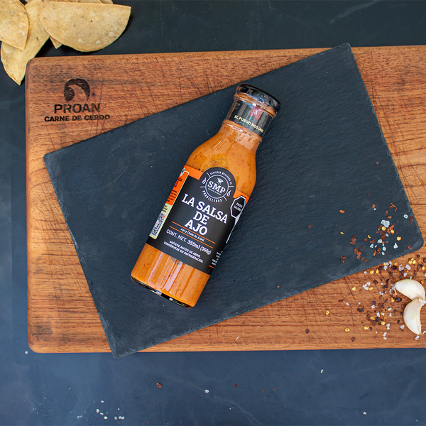 Salsa de ajo y chile de árbol SMP